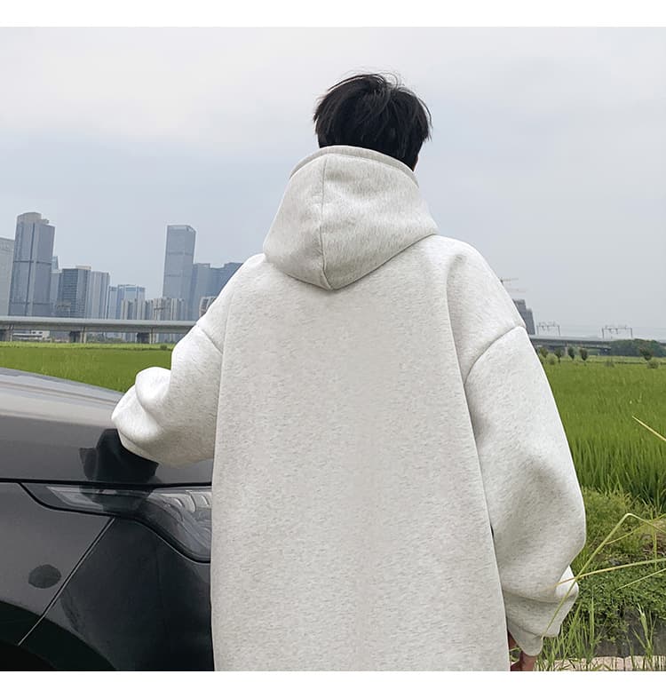 トレーナー　メンズ 覗き見ねこさん ゆったりパーカー