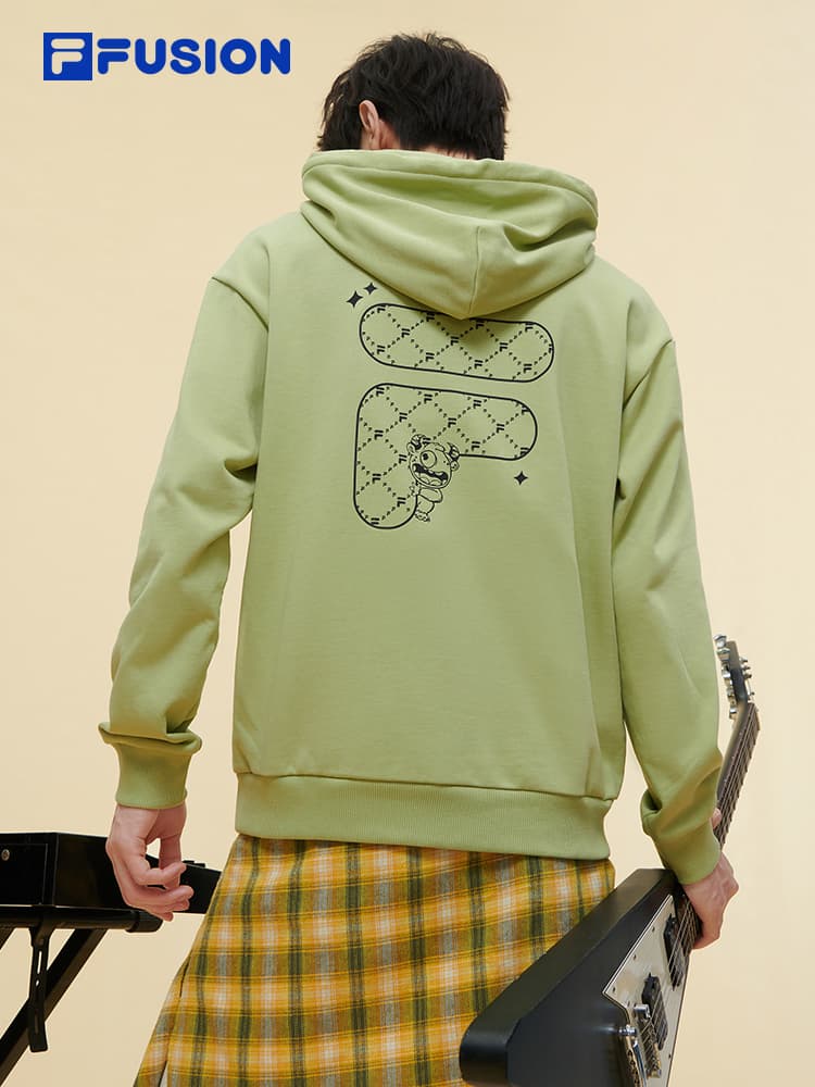 トレーナー　メンズ おしゃれキャラクター刺繍パーカー