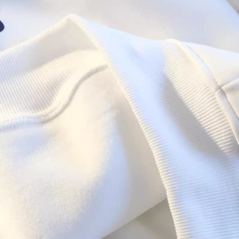 トレーナー メンズ 猫顔刺繍ゆったりトレーナー