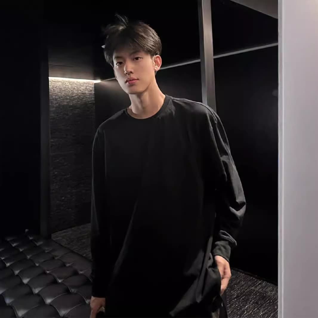 トレーナー メンズ ゆったりシルエット 長袖トレーナー